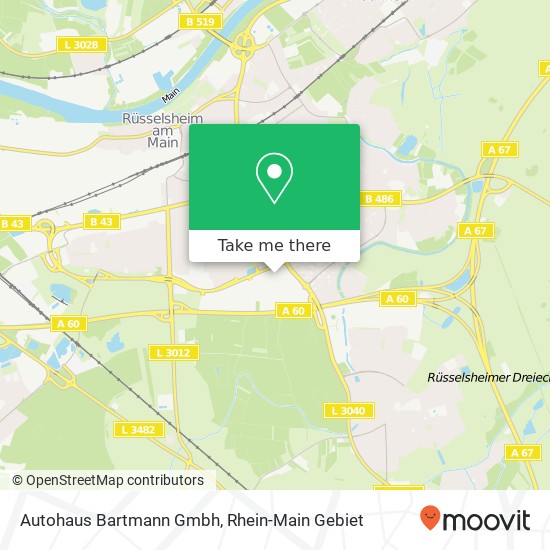 Autohaus Bartmann Gmbh map