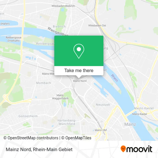 Mainz Nord map