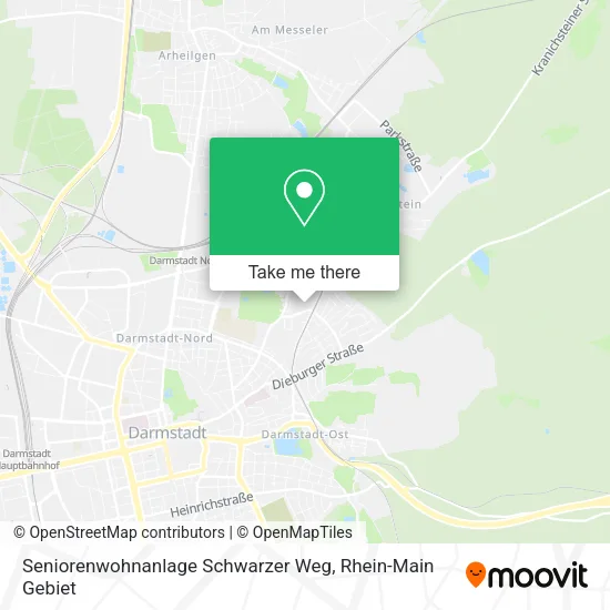 Карта Seniorenwohnanlage Schwarzer Weg