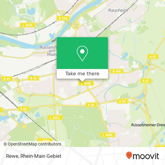 Rewe map