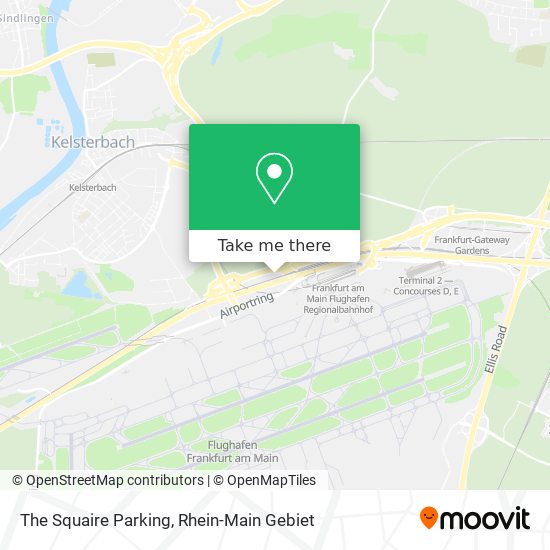 The Squaire Parking map