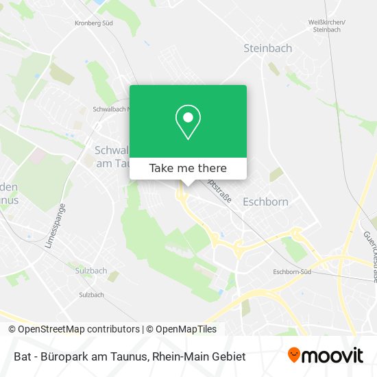 Bat - Büropark am Taunus map