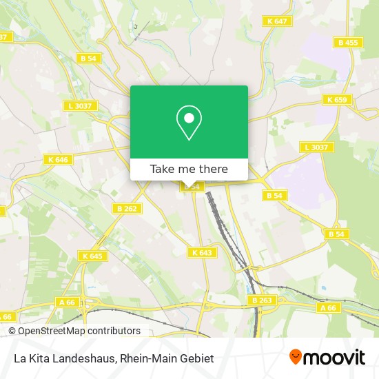 La Kita Landeshaus map