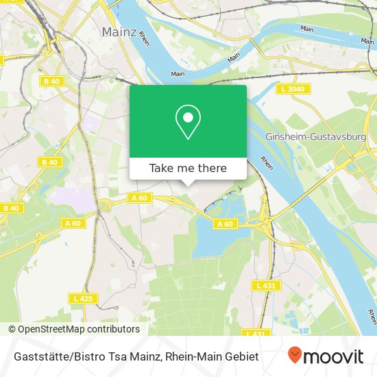 Gaststätte/Bistro Tsa Mainz map