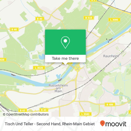 Tisch Und Teller - Second Hand map