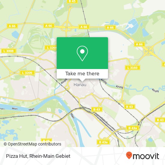 Карта Pizza Hut