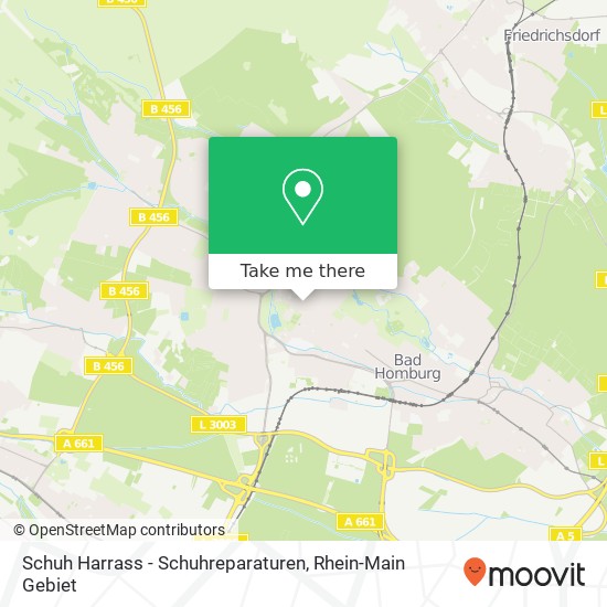 Schuh Harrass - Schuhreparaturen map