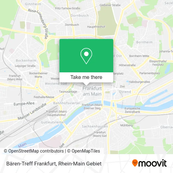 Карта Bären-Treff Frankfurt