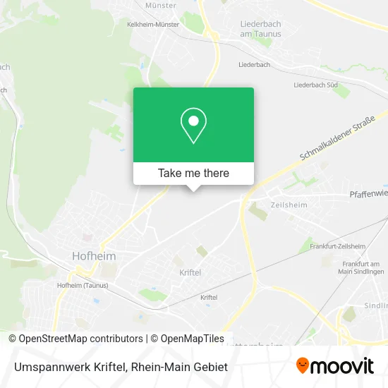 Карта Umspannwerk Kriftel