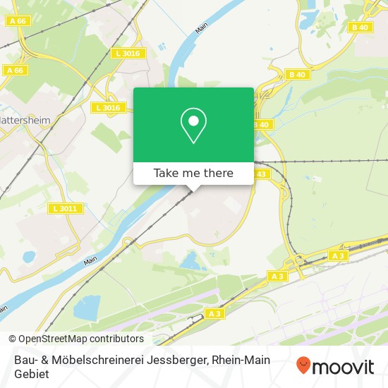 Bau- & Möbelschreinerei Jessberger map