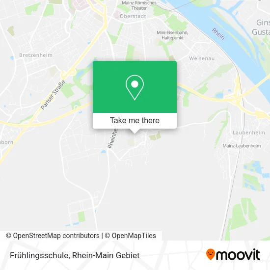 Карта Frühlingsschule