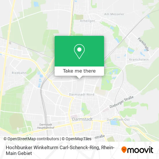 Карта Hochbunker Winkelturm Carl-Schenck-Ring