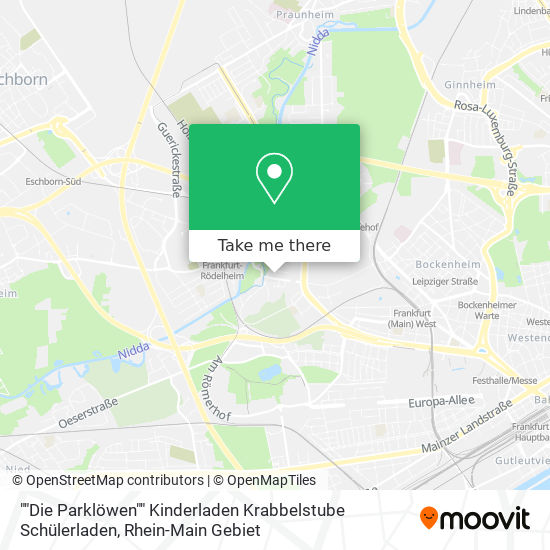 ""Die Parklöwen"" Kinderladen Krabbelstube Schülerladen map