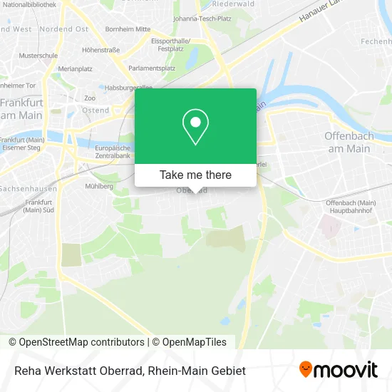 Карта Reha Werkstatt Oberrad