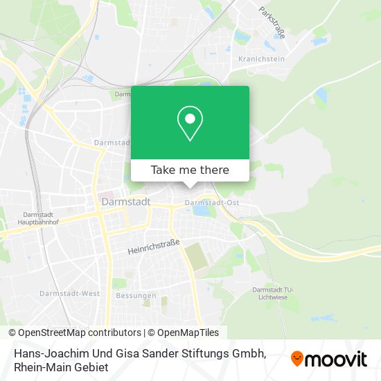 Hans-Joachim Und Gisa Sander Stiftungs Gmbh map