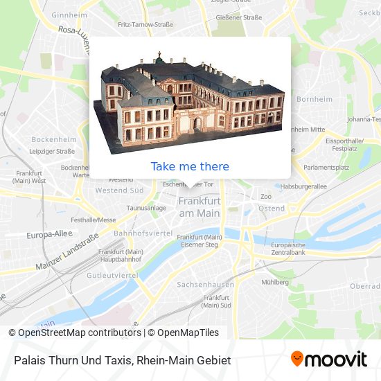 Palais Thurn Und Taxis map