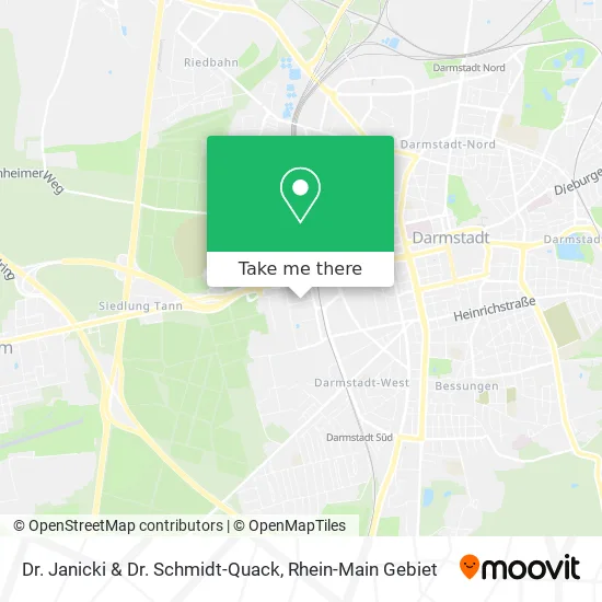 Карта Dr. Janicki & Dr. Schmidt-Quack