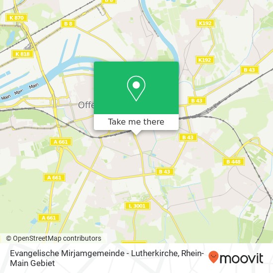 Evangelische Mirjamgemeinde - Lutherkirche map