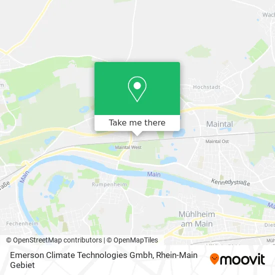 Карта Emerson Climate Technologies Gmbh