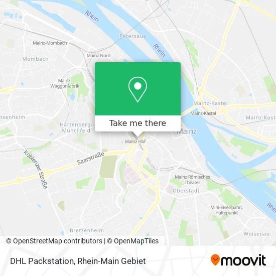 Карта DHL Packstation