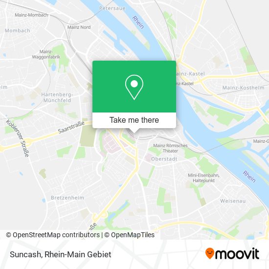 Suncash map