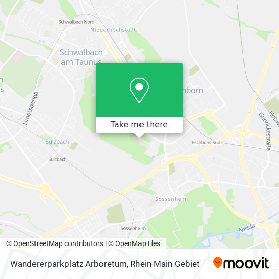 Wandererparkplatz Arboretum map