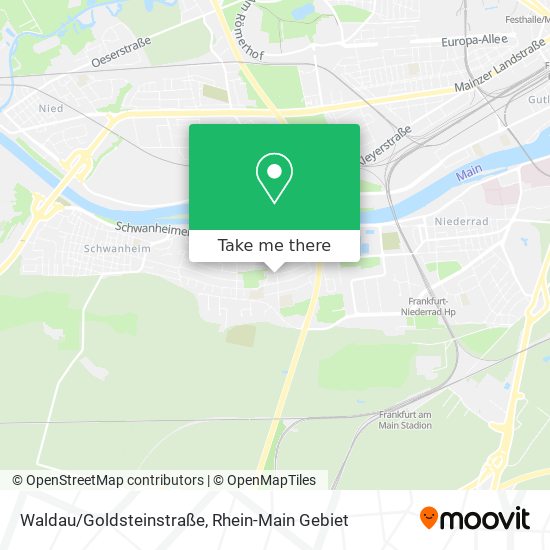 Waldau/Goldsteinstraße map