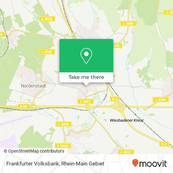 Frankfurter Volksbank map