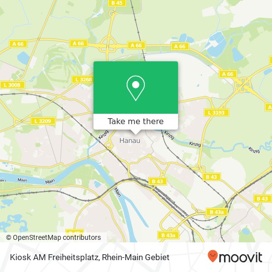 Kiosk AM Freiheitsplatz map