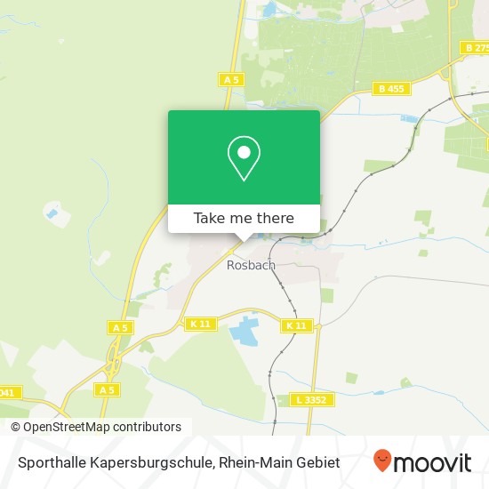Карта Sporthalle Kapersburgschule