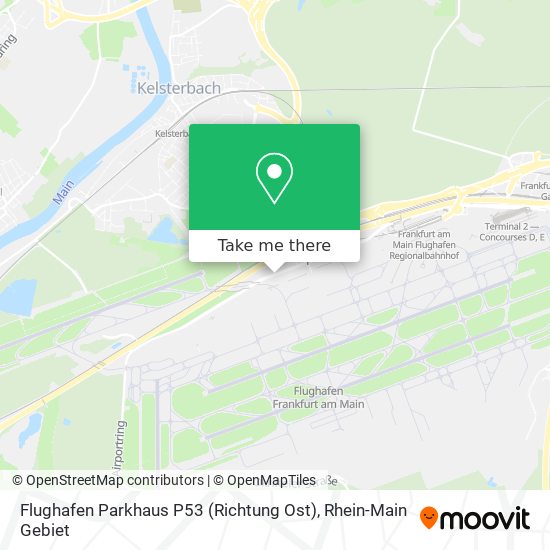 Flughafen Parkhaus P53 (Richtung Ost) map