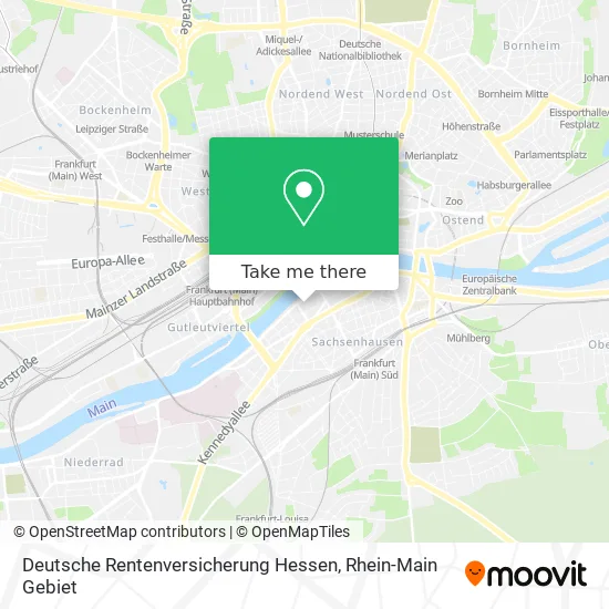 Карта Deutsche Rentenversicherung Hessen