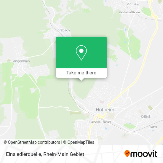 Карта Einsiedlerquelle
