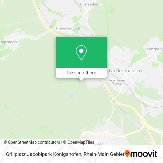 Карта Grillplatz Jacobipark Königshofen