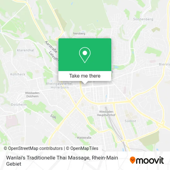 Карта Wanlai's Traditionelle Thai Massage