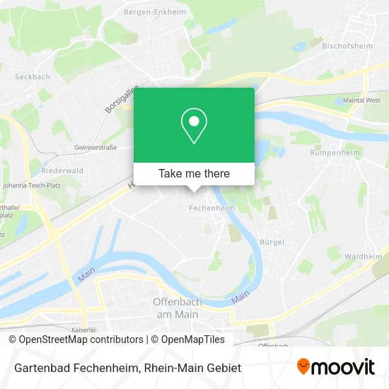 Карта Gartenbad Fechenheim