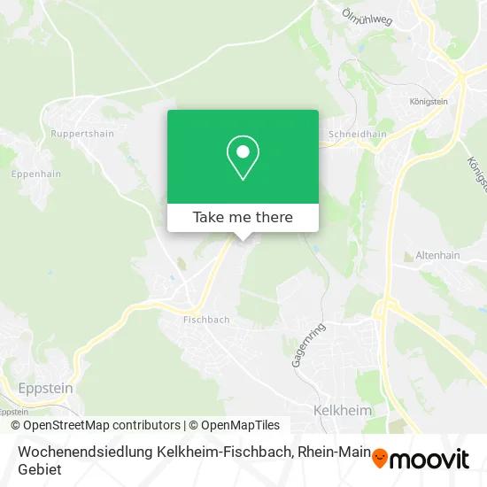 Карта Wochenendsiedlung Kelkheim-Fischbach