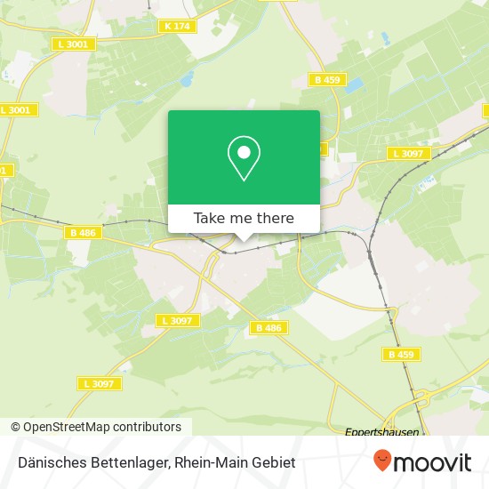 Dänisches Bettenlager map