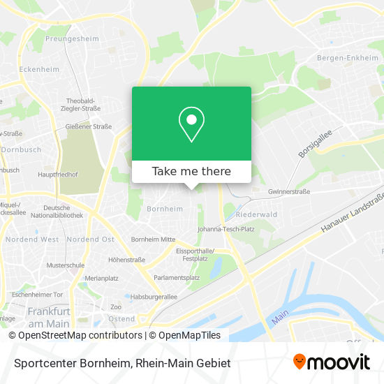 Sportcenter Bornheim map
