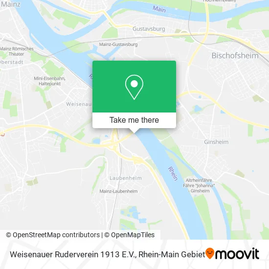 Карта Weisenauer Ruderverein 1913 E.V.