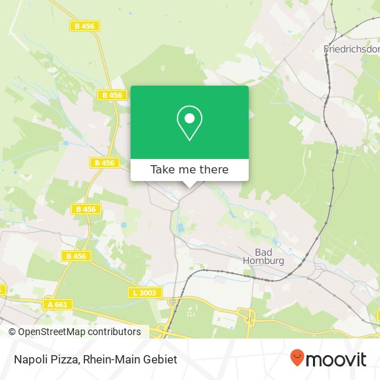 Napoli Pizza map