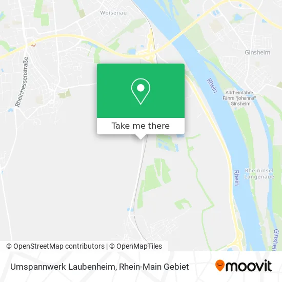 Карта Umspannwerk Laubenheim