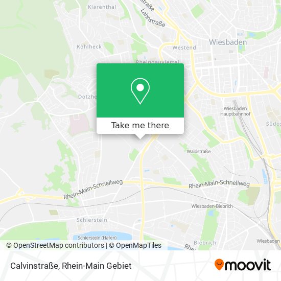 Карта Calvinstraße