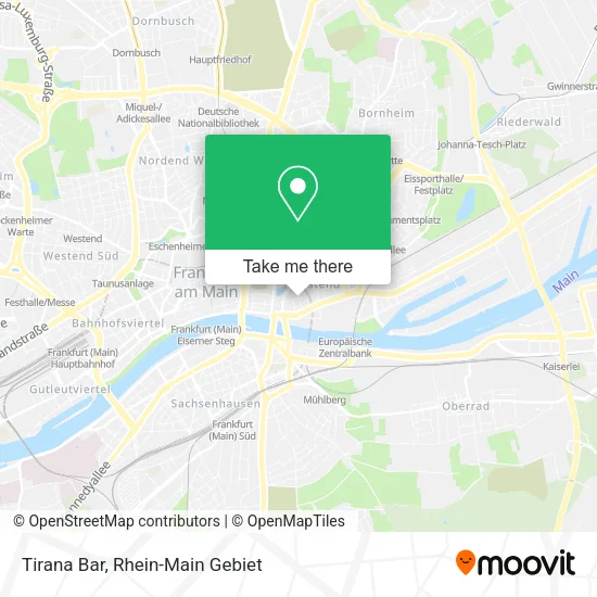 Tirana Bar map
