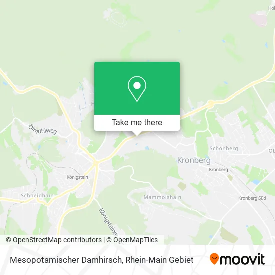 Карта Mesopotamischer Damhirsch