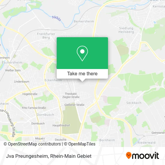 Карта Jva Preungesheim