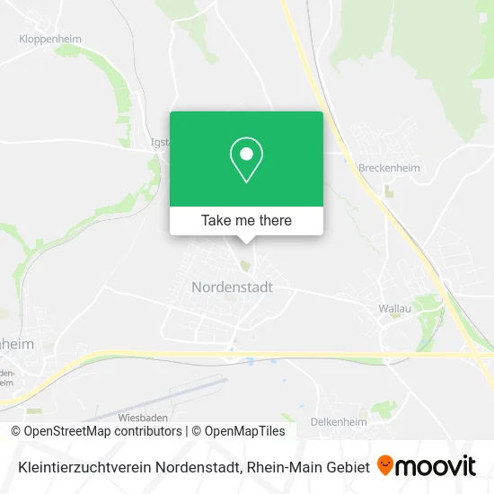 Карта Kleintierzuchtverein Nordenstadt