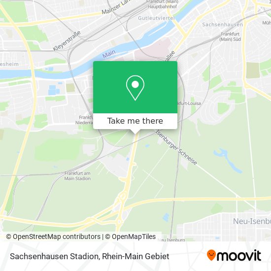 Sachsenhausen Stadion map