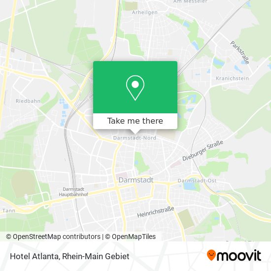 Hotel Atlanta map