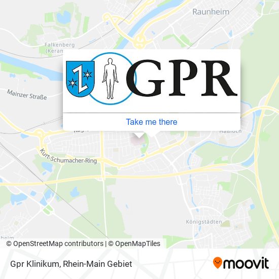 Gpr Klinikum map